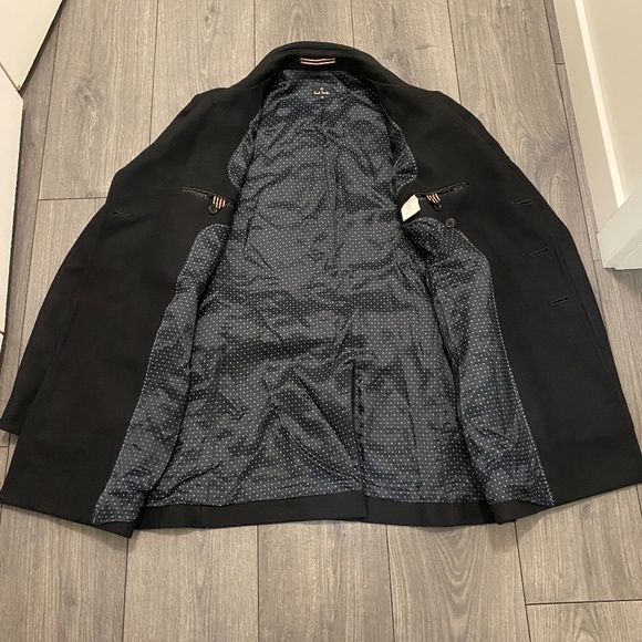 PS Paul Smith Wool-Blend Pea Coat Size M - Picture 6 of 12